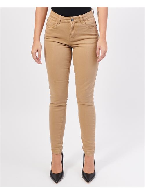 Jean skinny taille mi-haute Silvian Heach SILVIAN HEACH | GPA24302JEDENIM BEIGE TANNIN